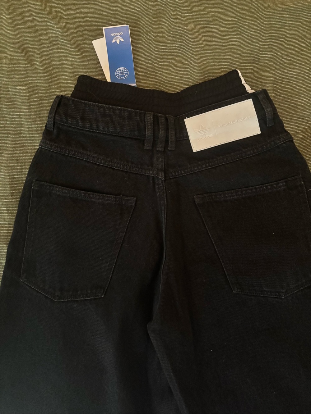 Denim Boxer Adidas Pants (black) - Picture 4 of 5